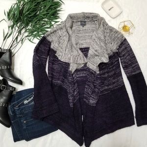 Market & Spruce Open Front Sweater